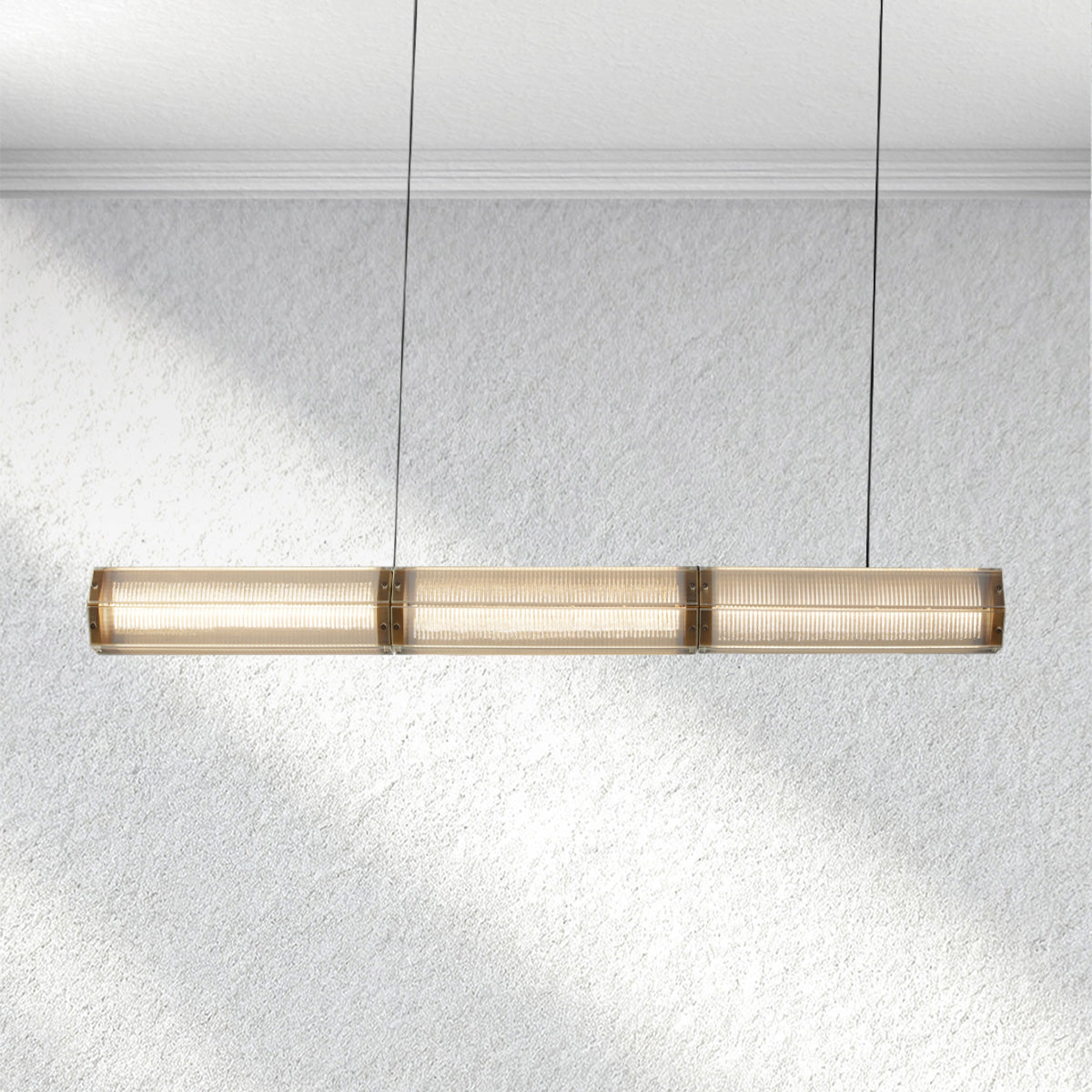 Swaroevan Sunleaf Linear Chandelier