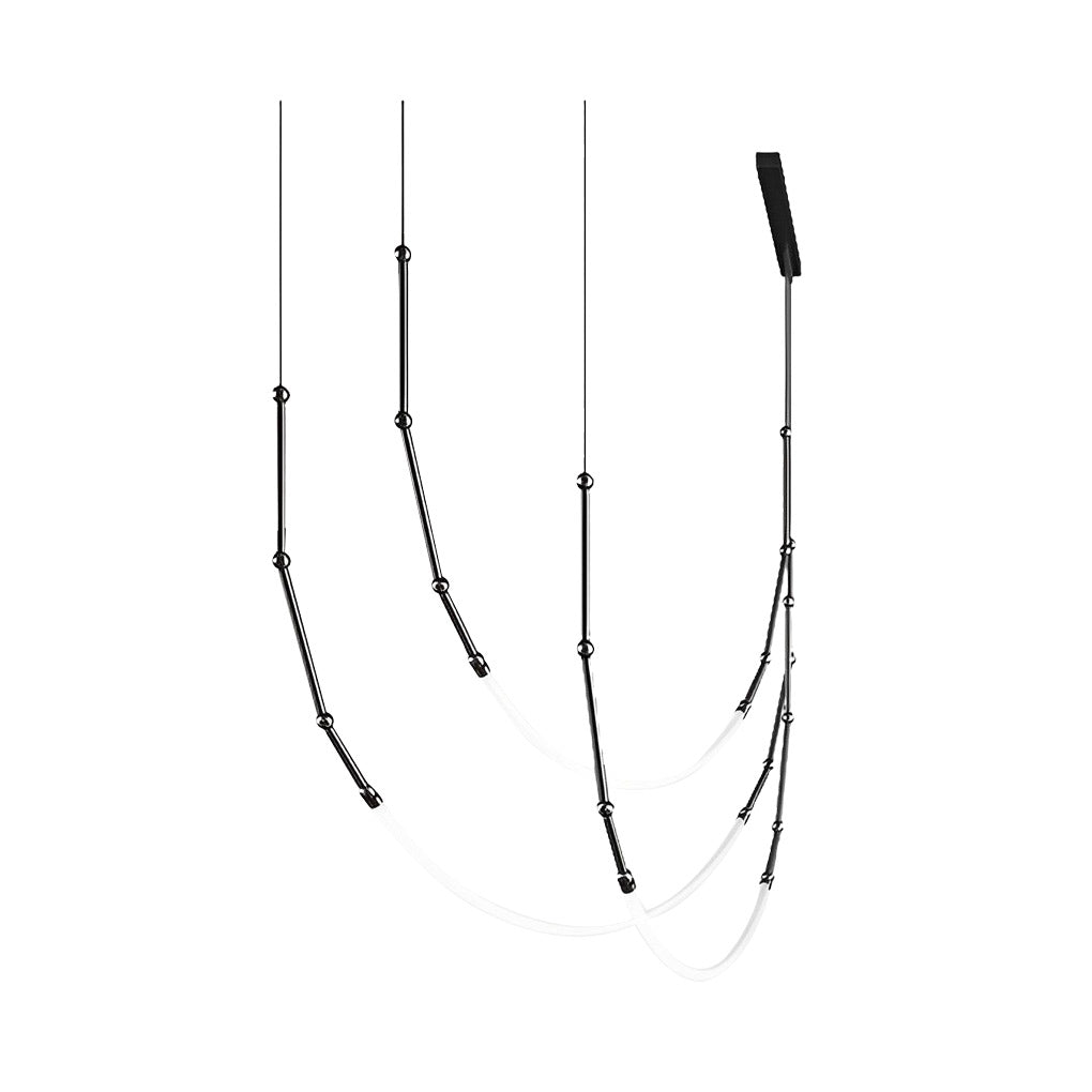 Articulated Line Pendant, Black