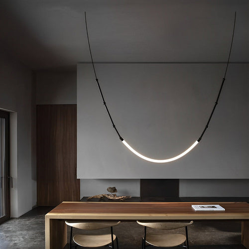 Articulated Line Pendant, Black