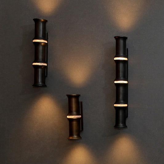 Swaroevan Bamboo Wall Sconce