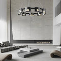 Circular Glass Module Chandelier