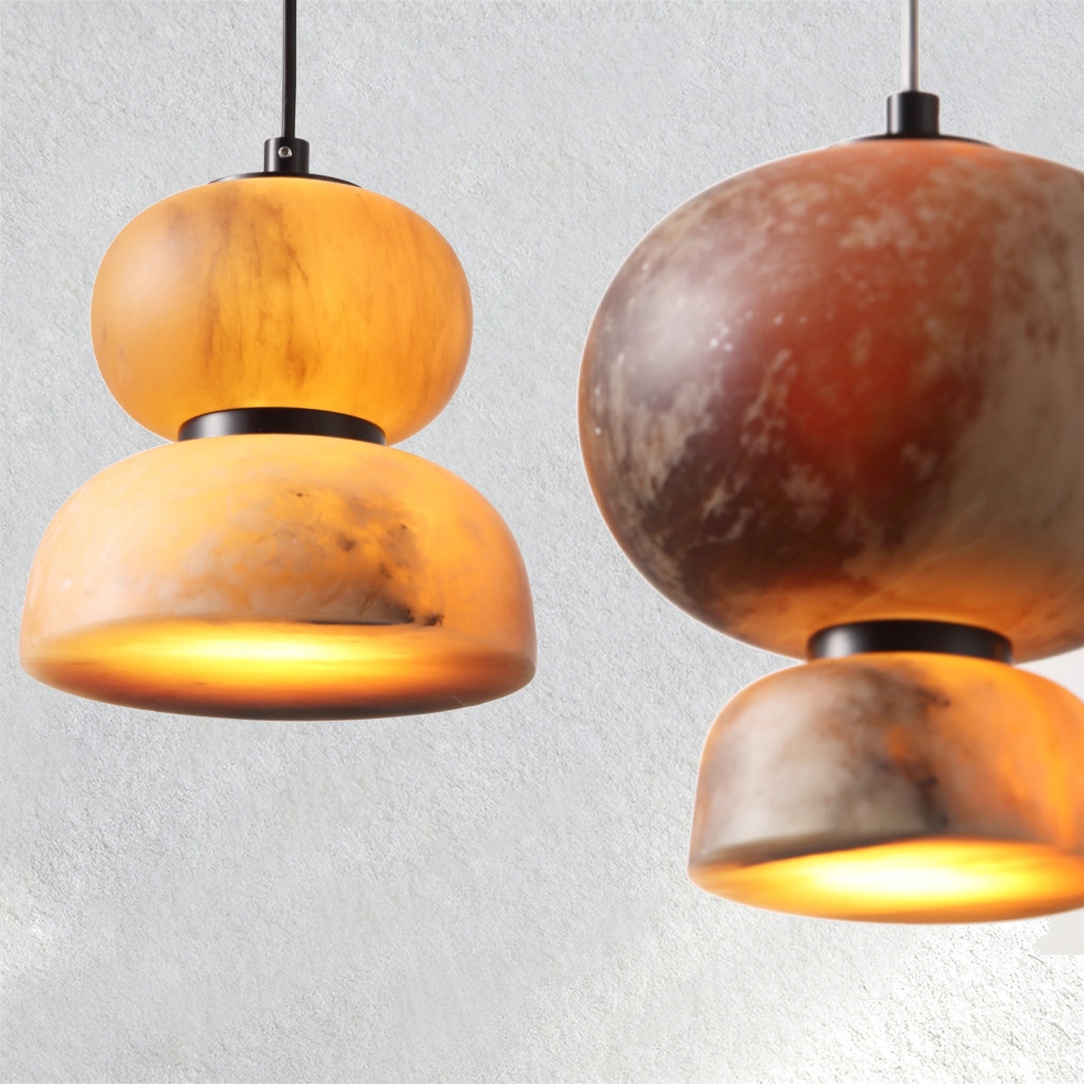 Swaroevan Eterna Alabaster Pendant – Small Ring