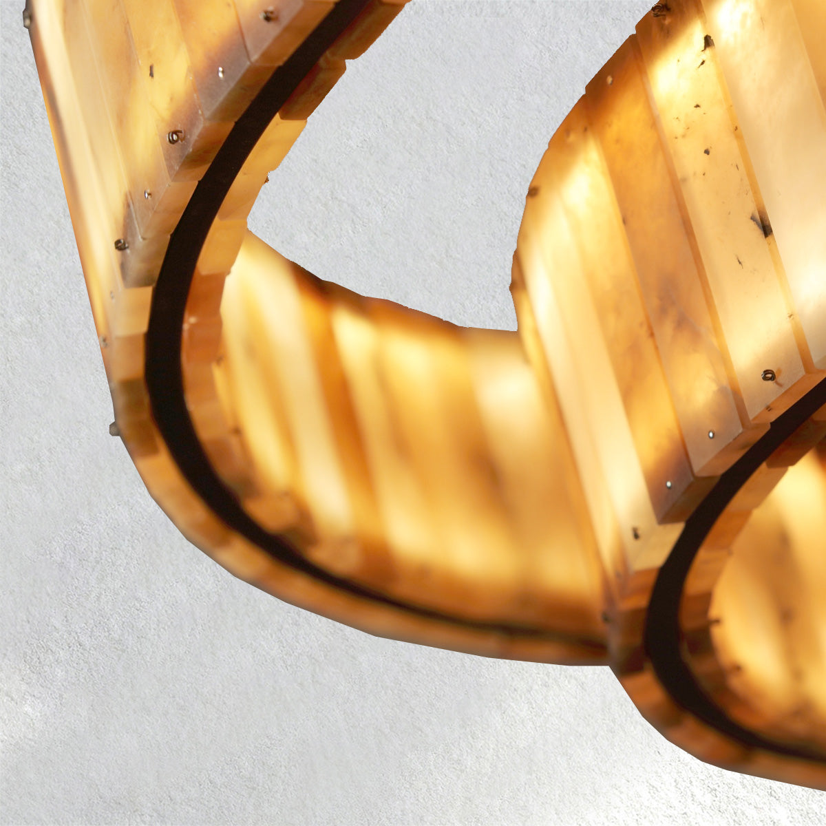 Swaroevan Eterna Alabaster Round Chandelier