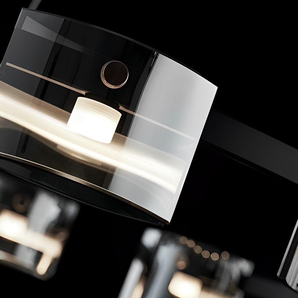 Circular Glass Module Chandelier