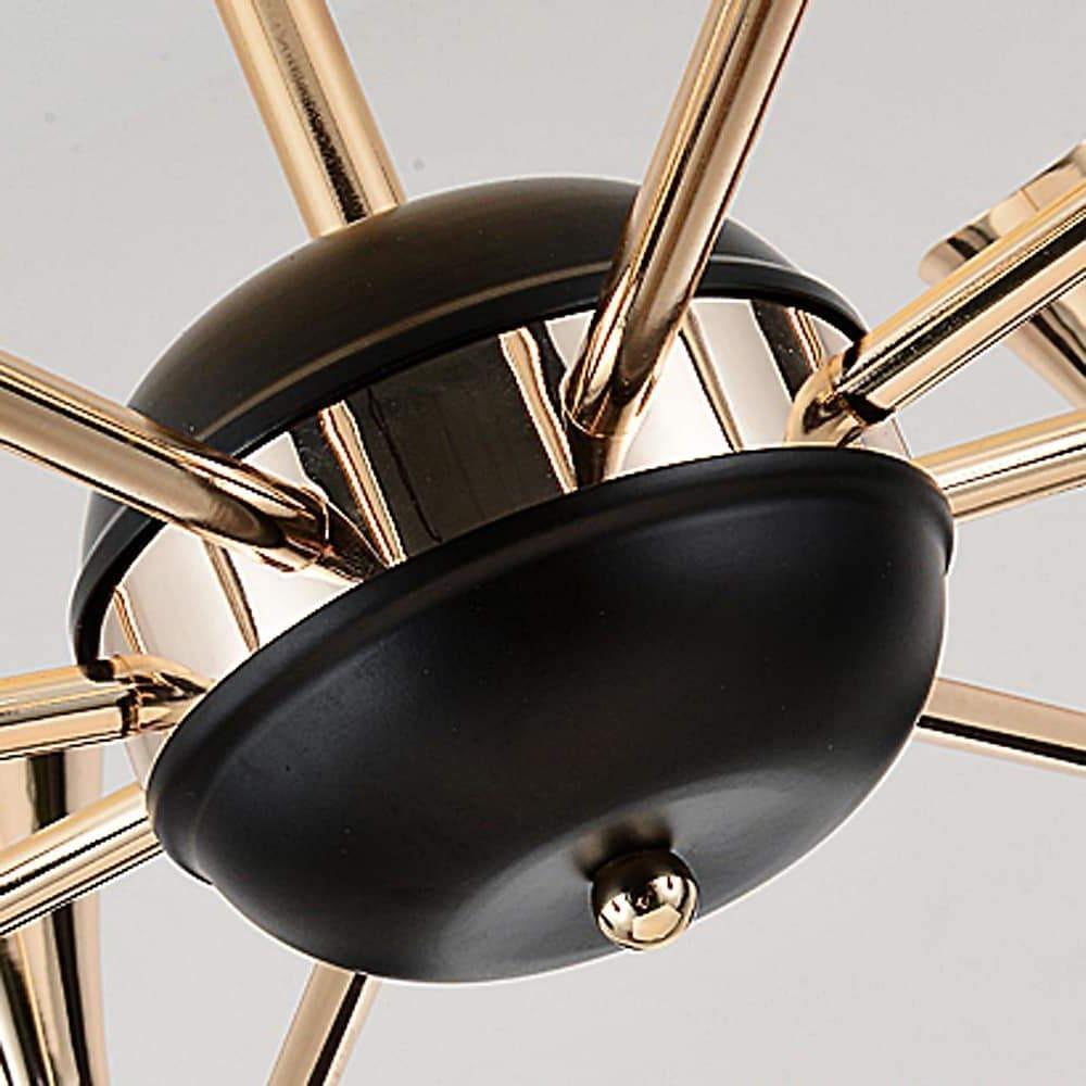 8 - light LED Electroplated Metal Nordic Chandeliers Ceiling Lights Fixture